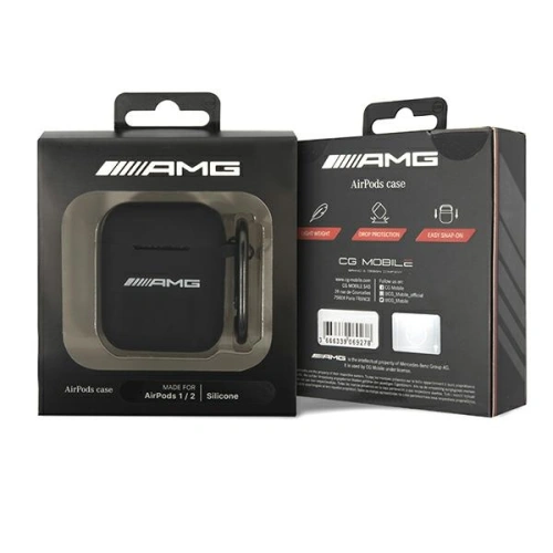 Kup Etui Mercedes AMG AMA2RBK Apple AirPods fekete/sz black Silicone Big Logo - MRS60 - {ean13} - Sklep Home Screen