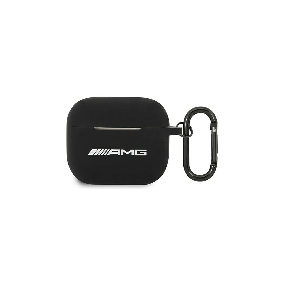 Etui Mercedes AMG AMA3RBK Apple AirPods 3 czarny/black Silicone Big Logo