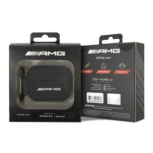 Etui Mercedes AMG AMAPRBK Apple AirPods Pro czarny/black Silicone Big Logo