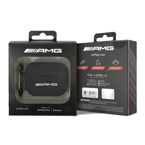 Kup Etui Mercedes AMG AMAPRBK Apple AirPods Pro negru/black Silicon Big Logo - MRS62 - {ean13} - Sklep Home Screen