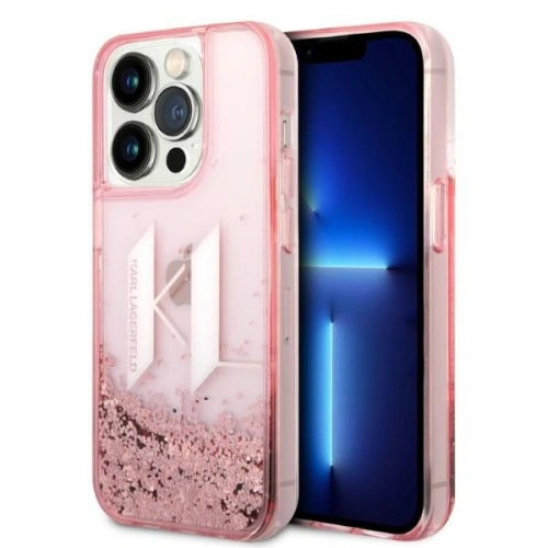 Kup Etui Karl Lagerfeld KLHCP14LLBKLCP Apple iPhone 14 Pro rózsaszín/pink hardcase Liquid Glitter Big KL - KLD1175 - {ean13} - Sklep Home Screen