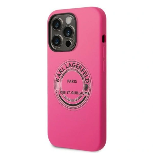 Kup Etui Karl Lagerfeld KLHCP14LSRSGRCF Apple iPhone 14 Pro hardcase różowy/pink Silicone RSG - KLD1176 - {ean13} - Sklep Home Screen