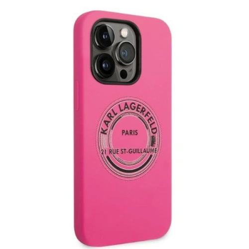 Kup Etui Karl Lagerfeld KLHCP14LSRSGRCF Apple iPhone 14 Pro hardcase różowy/pink Silicone RSG - KLD1176 - {ean13} - Sklep Home Screen