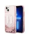 Etui Karl Lagerfeld KLHCP14MLBKLCP Apple iPhone 14 Plus / 15 Plus rozie/pink hardcase Liquid Glitter Big KL