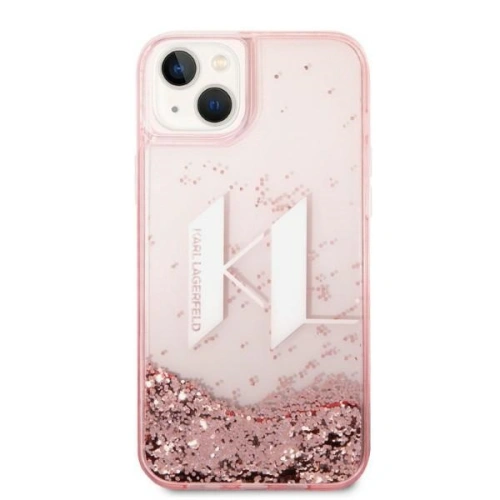 Kup Etui Karl Lagerfeld KLHCP14MLBKLCP Apple iPhone 14 Plus / 15 Plus różowy/pink hardcase Liquid Glitter Big KL - KLD1178 - {ean13} - Sklep Home Screen