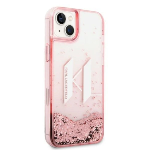 Kup Etui Karl Lagerfeld KLHCP14MLBKLCP Apple iPhone 14 Plus / 15 Plus rózsaszín/pink hardcase Liquid Glitter Big KL - KLD1178 - {ean13} - Sklep Home Screen