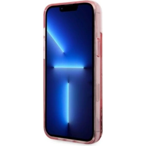 Etui Karl Lagerfeld KLHCP14MLBKLCP Apple iPhone 14 Plus / 15 Plus różowy/pink hardcase Liquid Glitter Big KL