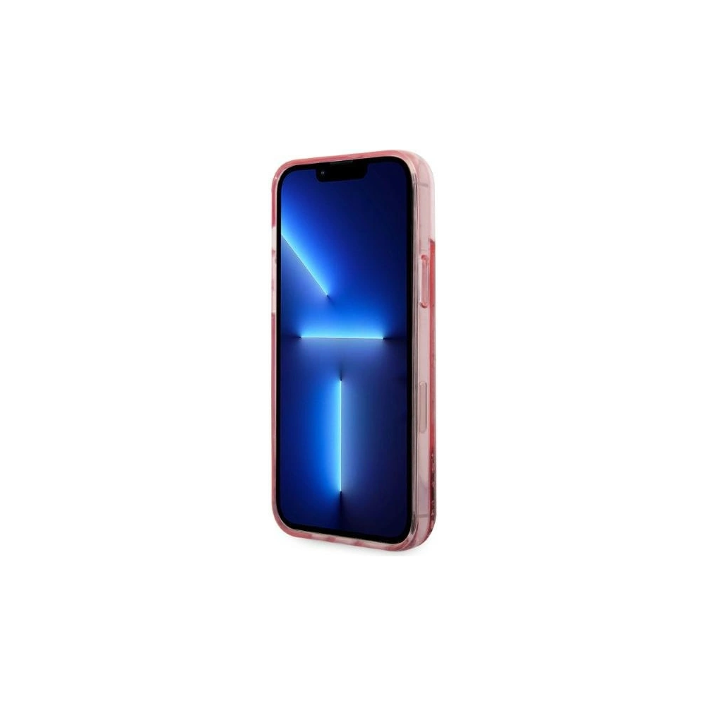 Etui Karl Lagerfeld KLHCP14MLBKLCP Apple iPhone 14 Plus / 15 Plus różowy/pink hardcase Liquid Glitter Big KL
