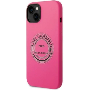 Etui Karl Lagerfeld KLHCP14MSRSGRCF Apple iPhone 14 Plus / 15 Plus hardcase różowy/pink Silicone RSG