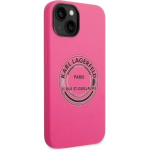 Etui Karl Lagerfeld KLHCP14MSRSGRCF Apple iPhone 14 Plus / 15 Plus hardcase różowy/pink Silicone RSG