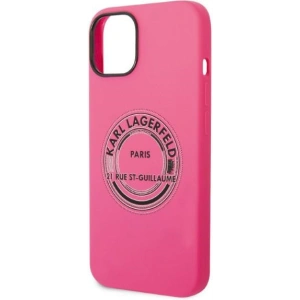 Etui Karl Lagerfeld KLHCP14MSRSGRCF Apple iPhone 14 Plus / 15 Plus hardcase różowy/pink Silicone RSG