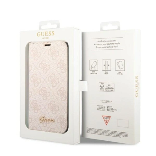 Kup Etui Guess GUBKP14SHG4SHP Apple iPhone 14 růžový/pink book 4G Vintage Gold Logo - GUE2192 - {ean13} - Sklep Home Screen