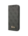 Etui Guess GUBKP14XHG4SHK Apple iPhone 14 Pro Max negru/black book 4G Vintage Gold Logo