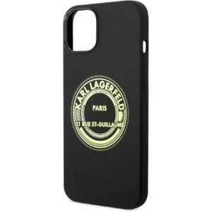 Etui Karl Lagerfeld KLHCP14MSRSGRCK Apple iPhone 14 Plus / 15 Plus hardcase czarny/black Silicone RSG