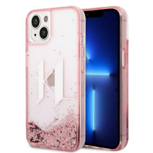 Kup Etui Karl Lagerfeld KLHCP14SLBKLCP Apple iPhone 14 rózsaszín/pink hardcase Liquid Glitter Big KL - KLD1181 - {ean13} - Sklep Home Screen