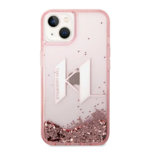 Kup Etui Karl Lagerfeld KLHCP14SLBKLCP Apple iPhone 14 rózsaszín/pink hardcase Liquid Glitter Big KL - KLD1181 - {ean13} - Sklep Home Screen