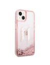 Kup Etui Karl Lagerfeld KLHCP14SLBKLCP Apple iPhone 14 różowy/pink hardcase Liquid Glitter Big KL - KLD1181 - {ean13} - Sklep Home Screen