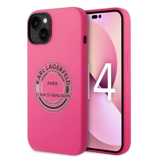 Kup Etui Karl Lagerfeld KLHCP14SSRSGRCF Apple iPhone 14 hardcase růžový/pink Silicone RSG - KLD1182 - {ean13} - Sklep Home Screen