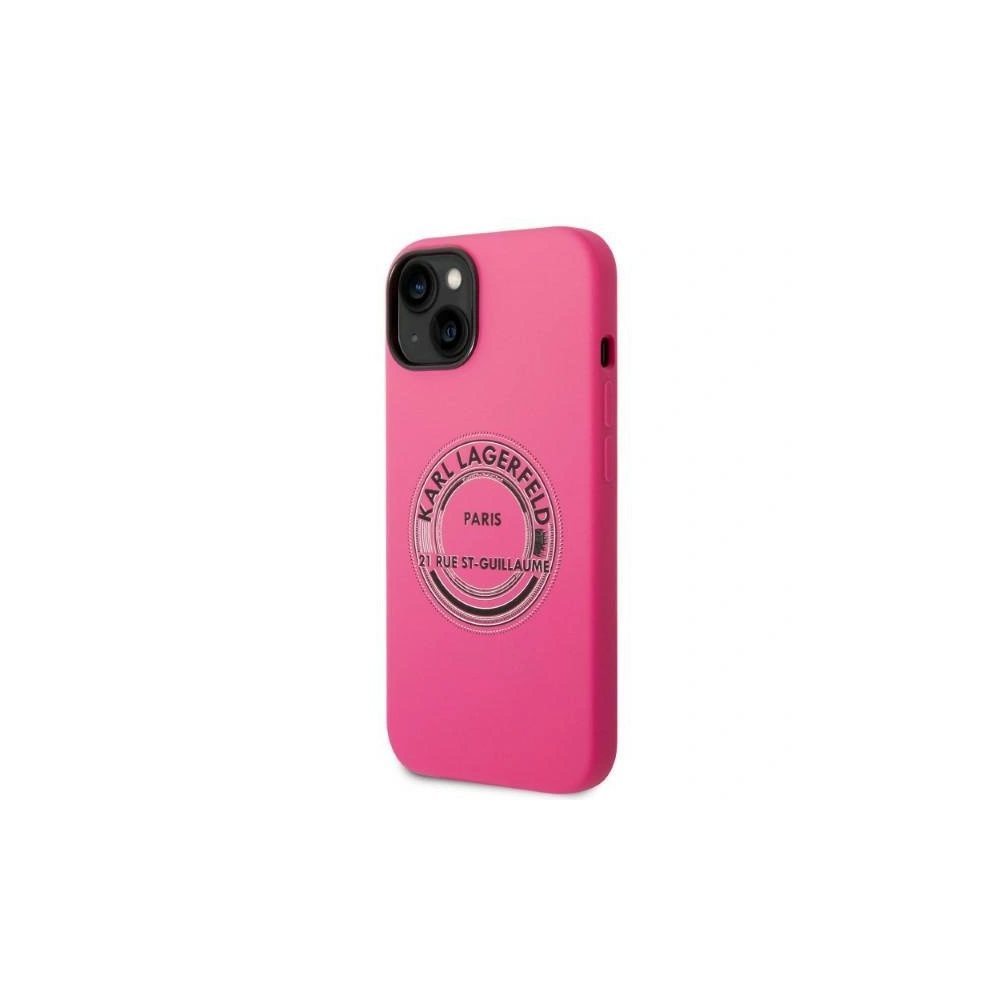 Etui Karl Lagerfeld KLHCP14SSRSGRCF Apple iPhone 14 hardcase różowy/pink Silicone RSG
