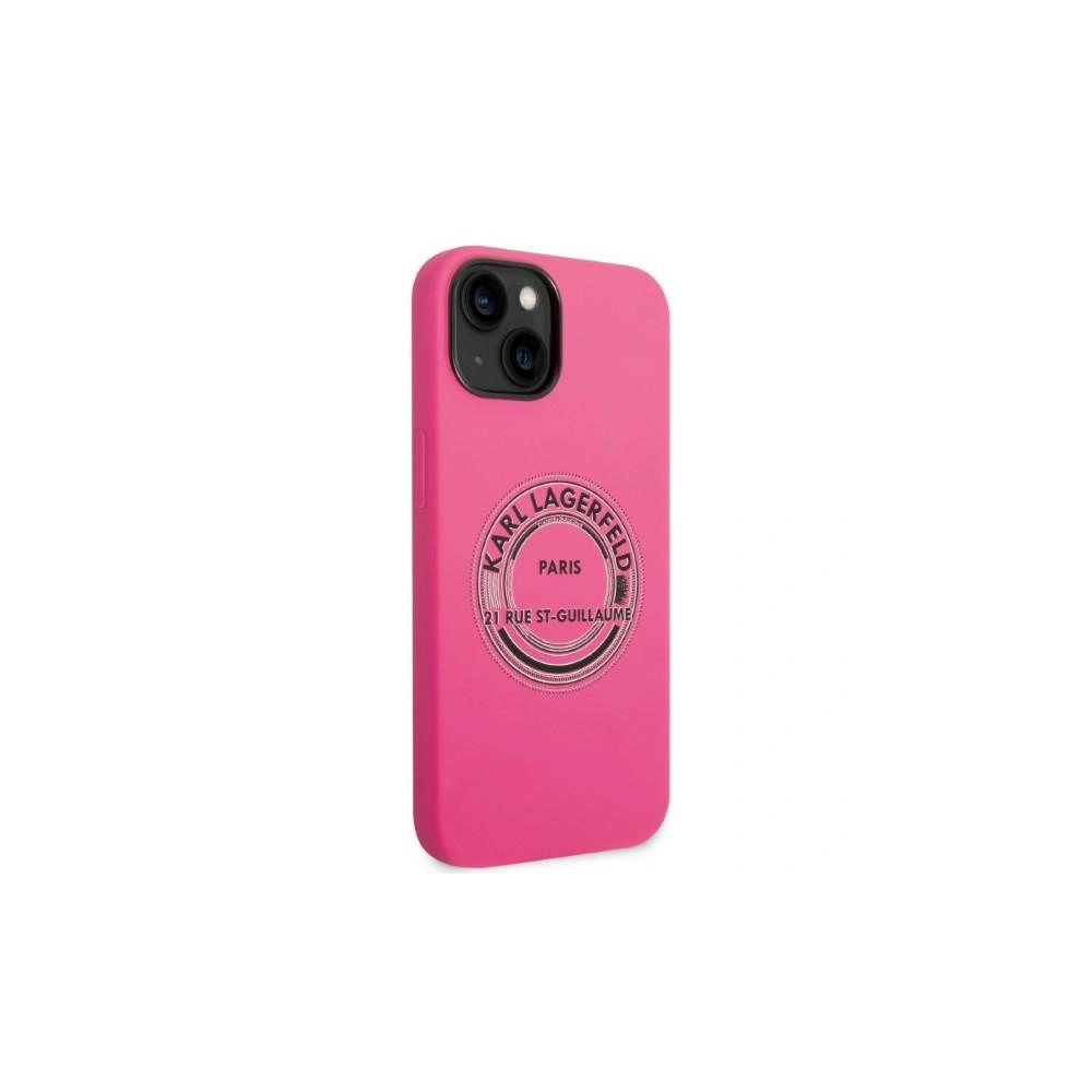 Etui Karl Lagerfeld KLHCP14SSRSGRCF Apple iPhone 14 hardcase różowy/pink Silicone RSG