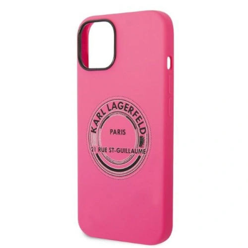 Kup Etui Karl Lagerfeld KLHCP14SSRSGRCF Apple iPhone 14 hardcase roz/roz Silicone RSG - KLD1182 - {ean13} - Sklep Home Screen