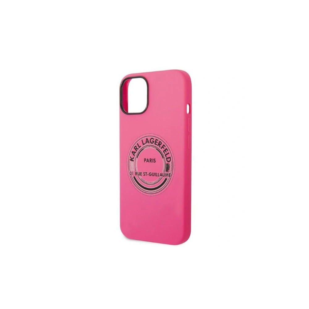 Etui Karl Lagerfeld KLHCP14SSRSGRCF Apple iPhone 14 hardcase różowy/pink Silicone RSG