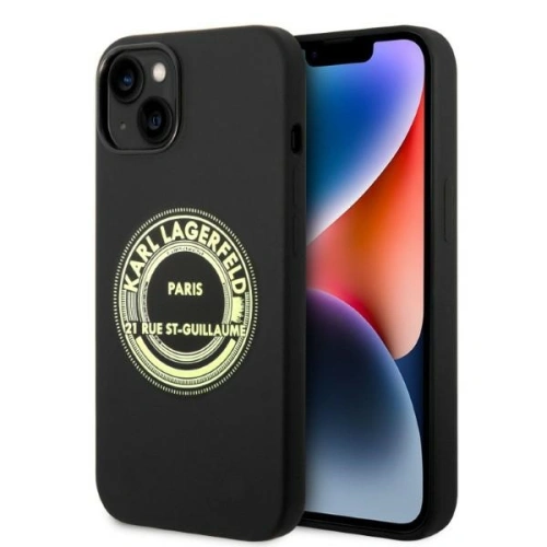 Kup Etui Karl Lagerfeld KLHCP14SSRSGRCK Apple iPhone 14 hardcase černý/black Silicone RSG - KLD1183 - {ean13} - Sklep Home Screen