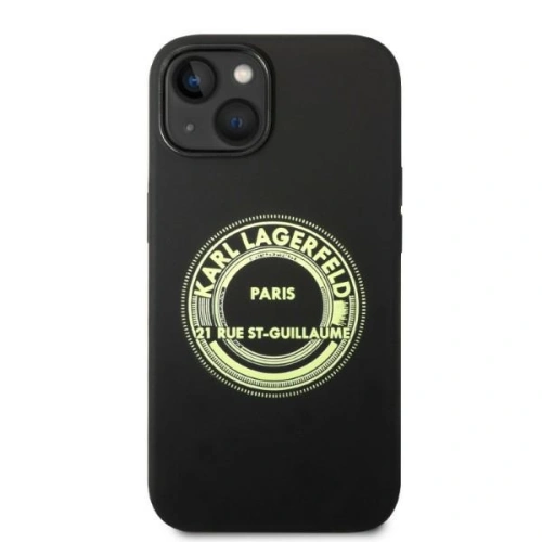 Kup Case Karl Lagerfeld KLHCP14SSRSGRCK Apple iPhone 14 Hardcase schwarz/black Silikon RSG - KLD1183 - {ean13} - Sklep Home Screen