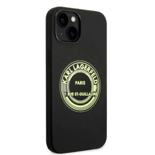 Kup Case Karl Lagerfeld KLHCP14SSRSGRCK Apple iPhone 14 Hardcase schwarz/black Silikon RSG - KLD1183 - {ean13} - Sklep Home Screen