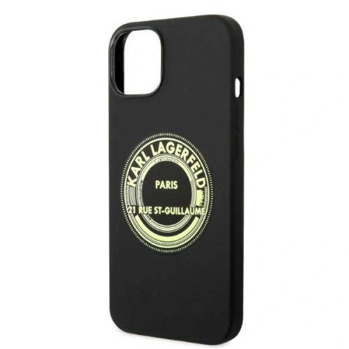 Kup Case Karl Lagerfeld KLHCP14SSRSGRCK Apple iPhone 14 Hardcase schwarz/black Silikon RSG - KLD1183 - {ean13} - Sklep Home Screen