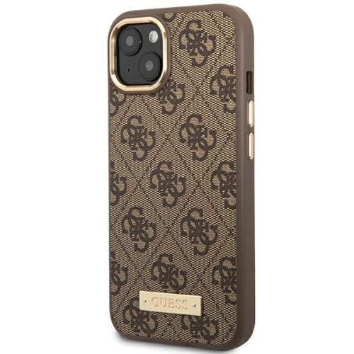 Kup Case Guess GUHMP14MU4GPRW Apple iPhone 14 Plus / 15 Plus braun/brown Hartschale 4G Logo-Platte MagSafe - GUE2198 - {ean13} - Sklep Home Screen