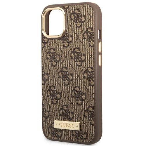 Kup Case Guess GUHMP14MU4GPRW Apple iPhone 14 Plus / 15 Plus braun/brown Hartschale 4G Logo-Platte MagSafe - GUE2198 - {ean13} - Sklep Home Screen