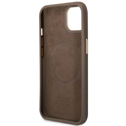 Kup Case Guess GUHMP14MU4GPRW Apple iPhone 14 Plus / 15 Plus braun/brown Hartschale 4G Logo-Platte MagSafe - GUE2198 - {ean13} - Sklep Home Screen