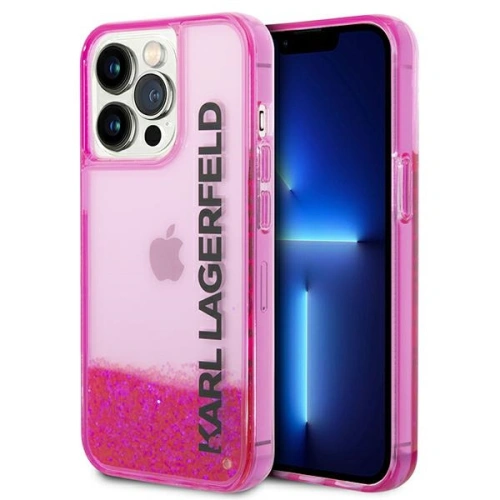 Kup Etui Karl Lagerfeld KLHCP14XLCKVF Apple iPhone 14 Pro Max różowy/pink hardcase Liquid Glitter Elong - KLD1185 - {ean13} - Sklep Home Screen
