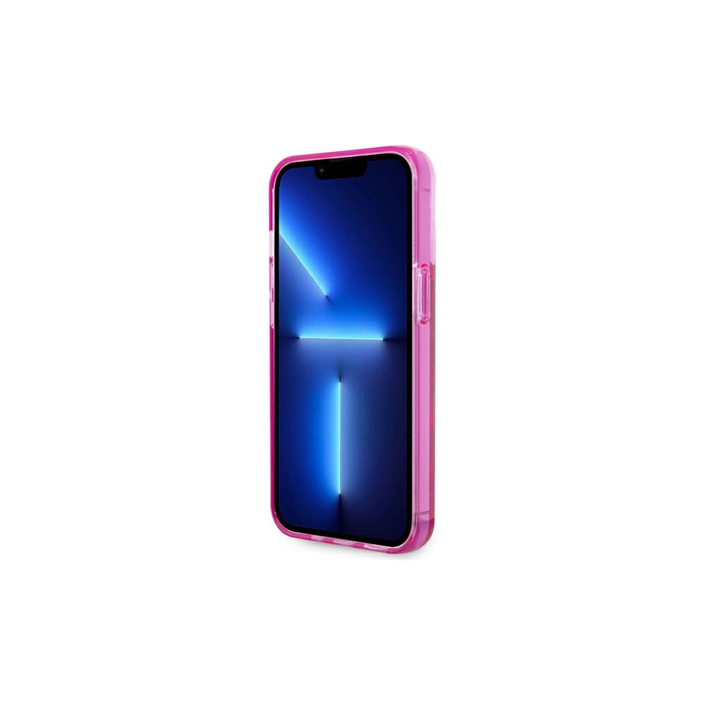 Etui Karl Lagerfeld KLHCP14XLCKVF Apple iPhone 14 Pro Max różowy/pink hardcase Liquid Glitter Elong