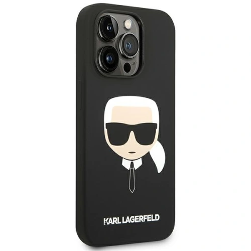 Kup Etui Karl Lagerfeld KLHCP14XSLKHBK Apple iPhone 14 Pro Max hardcase černý/black Silicone Karl's Head - KLD1186 - {ean13} - Sklep Home Screen