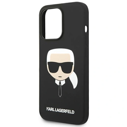 Kup Etui Karl Lagerfeld KLHCP14XSLKHBK Apple iPhone 14 Pro Max hardcase černý/black Silicone Karl's Head - KLD1186 - {ean13} - Sklep Home Screen
