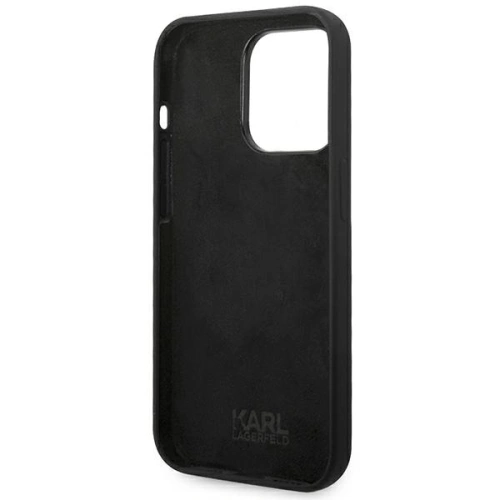 Kup Etui Karl Lagerfeld KLHCP14XSLKHBK Apple iPhone 14 Pro Max hardcase negru/black Silicone Karl`s Head - KLD1186 - {ean13} - Sklep Home Screen