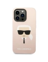 Kup Etui Karl Lagerfeld KLHCP14XSLKHLP Apple iPhone 14 Pro Max hardcase różowy/pink Silicone Karl`s Head - KLD1187 - {ean13} - Sklep Home Screen