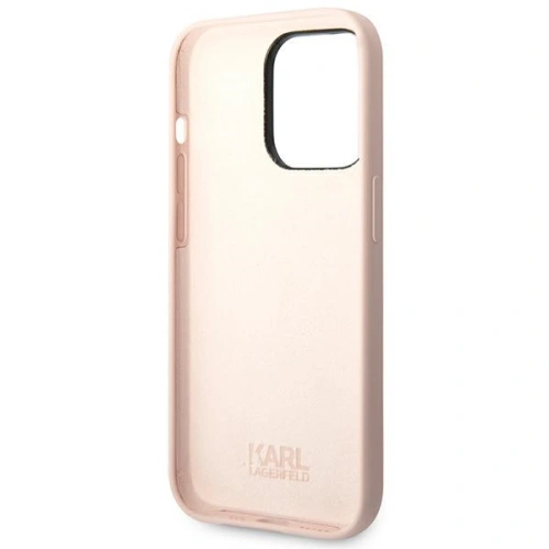 Kup Etui Karl Lagerfeld KLHCP14XSLKHLP Apple iPhone 14 Pro Max hardcase różowy/pink Silicone Karl`s Head - KLD1187 - {ean13} - Sklep Home Screen