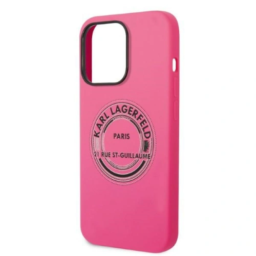 Kup Etui Karl Lagerfeld KLHCP14XSRSGRCF Apple iPhone 14 Pro Max hardcase różowy/pink Silicone RSG - KLD1188 - {ean13} - Sklep Home Screen