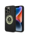 Case Karl Lagerfeld KLHCP14XSRSGRCK Apple iPhone 14 Pro Max Hardcase schwarz/schwarz Silikon RSG