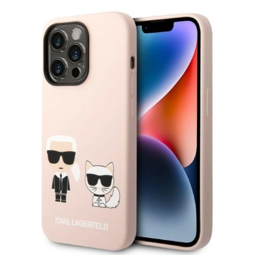 Kup Etui Karl Lagerfeld KLHMP14LSSKCI Apple iPhone 14 Pro hardcase világos rózsaszín/színes pink Silicone Karl & Choupette Magsafe - KLD1190 - {ean13} - Sklep Home Screen