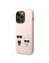 Kup Etui Karl Lagerfeld KLHMP14LSSKCI Apple iPhone 14 Pro hardcase roz deschis/roz deschis Silicone Karl & Choupette Magsafe - KLD1190 - {ean13} - Sklep Home Screen