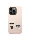 Kup Etui Karl Lagerfeld KLHMP14LSSKCI Apple iPhone 14 Pro hardcase roz deschis/roz deschis Silicone Karl & Choupette Magsafe - KLD1190 - {ean13} - Sklep Home Screen