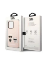 Kup Etui Karl Lagerfeld KLHMP14LSSKCI Apple iPhone 14 Pro hardcase roz deschis/roz deschis Silicone Karl & Choupette Magsafe - KLD1190 - {ean13} - Sklep Home Screen