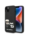 Etui Karl Lagerfeld KLHMP14SSSKCK Apple iPhone 14 hardcase czarny/black Liquid Silicone Karl & Choupette Magsafe