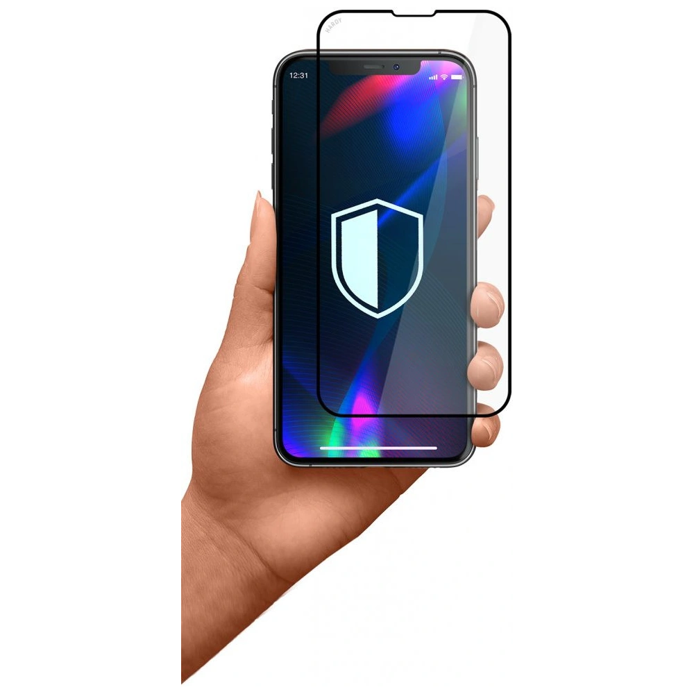 Szkło hartowane 3MK Hardy Apple iPhone 14 Pro czarny/black
