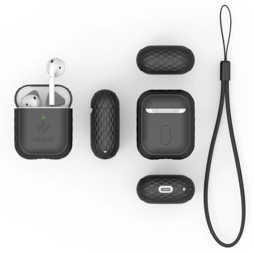 Kup Etui Catalyst Lanyard Apple AirPods 2/1 negru - CAT115 - {ean13} - Sklep Home Screen