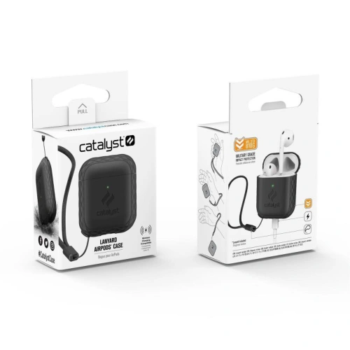 Kup Etui Catalyst Lanyard Apple AirPods 2/1 negru - CAT115 - {ean13} - Sklep Home Screen